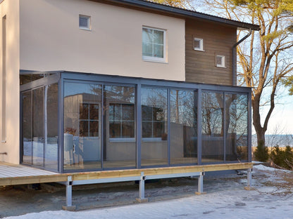 Copal Classic – skyvedører i glass til terrasse på mål