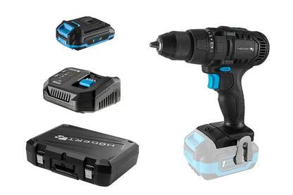 Batteridrill/Bormaskin 50Nm 18V HT2E220-0DD med hurtiglader og batteri inkludert