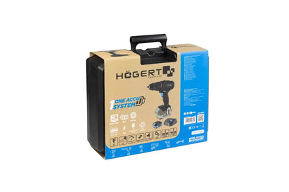 Batteridrill/Bormaskin 50Nm 18V HT2E220-0DD med hurtiglader og batteri inkludert