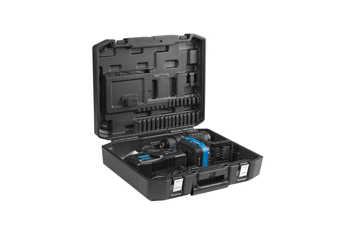 Batteridrill/Bormaskin 50Nm 18V HT2E220-0DD med hurtiglader og batteri inkludert