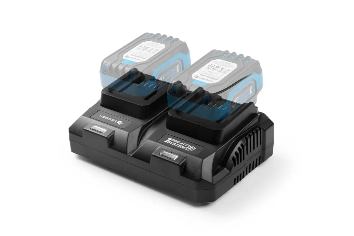 Dobbel Batterilader DUO 8A 18V HT2E283-DC8