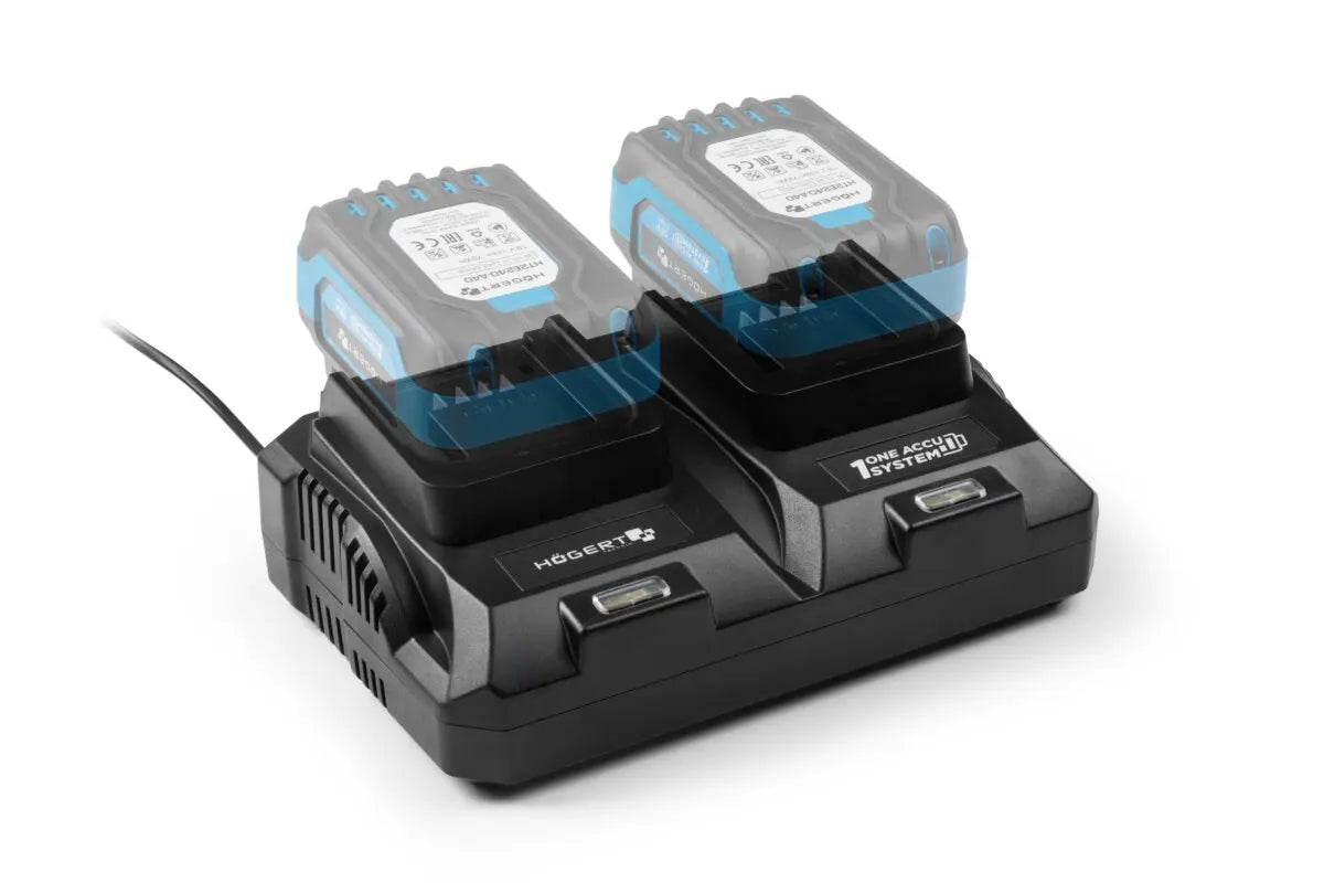 Dobbel Batterilader DUO 8A 18V HT2E283-DC8