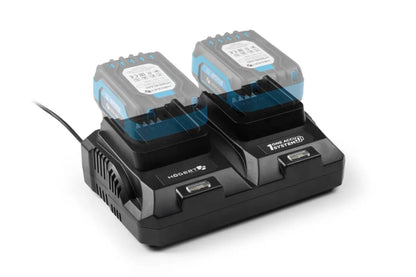 Dobbel Batterilader DUO 8A 18V HT2E283-DC8