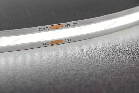 Led Stripe COB 12V 320LED/M 8W/M  Nøytral Hvit 4000K 5M